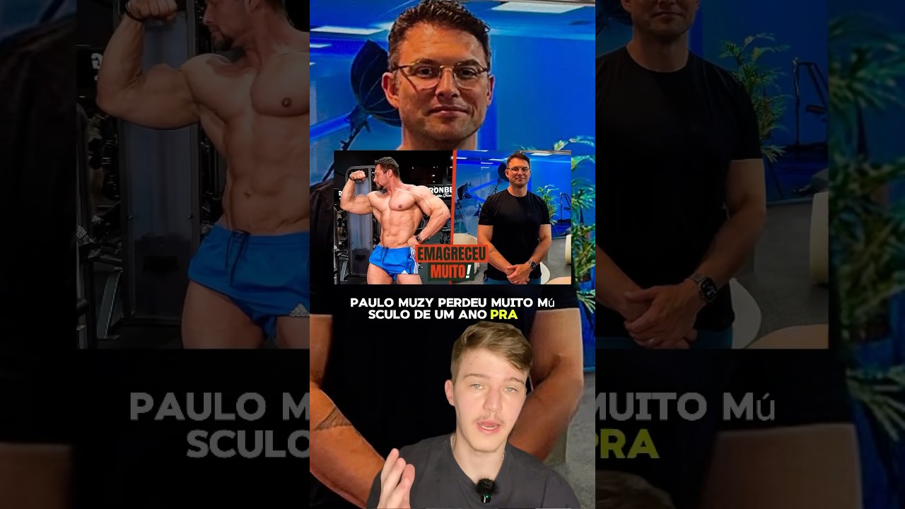 🚨Paulo Muzy perdeu o shape! #muzy #paulomuzy #maromba #muscula&ccedil;&atilde;o #fisiculturismo #bodybuilding