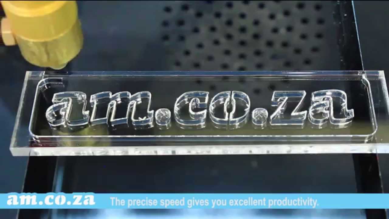 TruCUT CNC Laser 90W CO2 Cut 6mm Plexiglas Acrylic Glass Sheeting