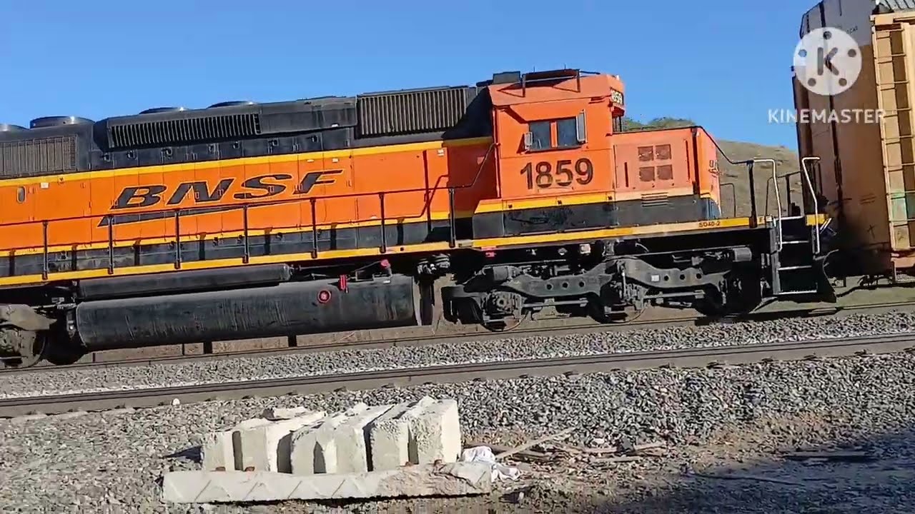 Bnsf 6987 pulling a manifest train up the cable at milepost 34 in tehachapi california 