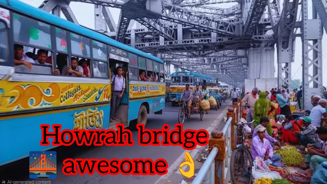 Howrah bridge 🌉 design video awesome looks 👌 ata hai 