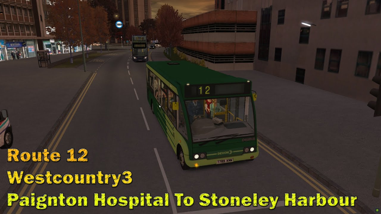 Omsi 2 Westcountry3 - 12 Paignton Royal Hospital To Stoneley Harbour (DigiBus Mirage)