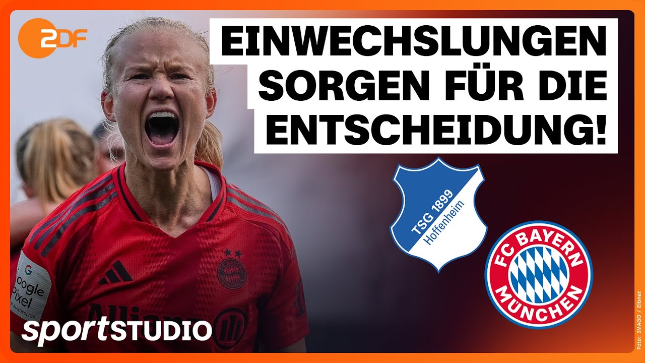 TSG Hoffenheim – FC Bayern München | Frauen-Bundesliga, 14. Spieltag 2024/25 | sportstudio