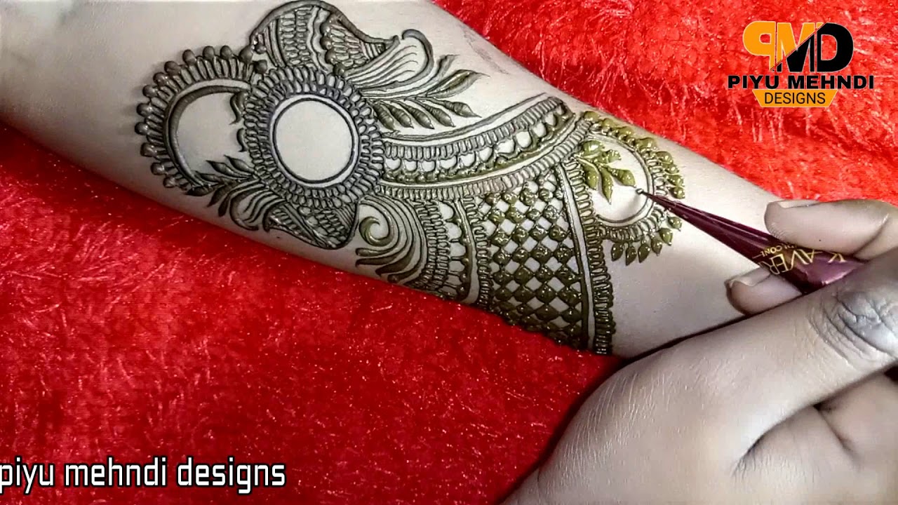 Easy Bridal Design Henna | 2018 Mehndi Design For Hands | Eid  Special mehndi designs