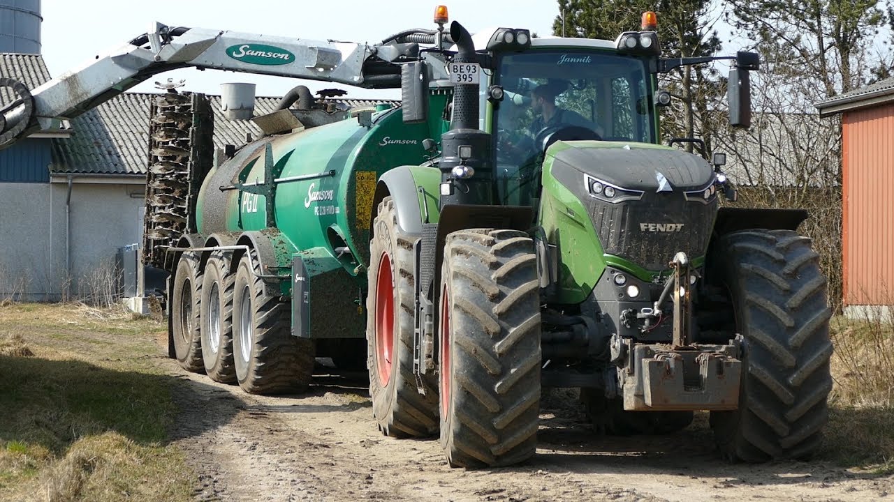 Fendt 1038 Vario & Fendt 1050 Vario Working Hard in The Field Baling, Seeding & Manure Spreading