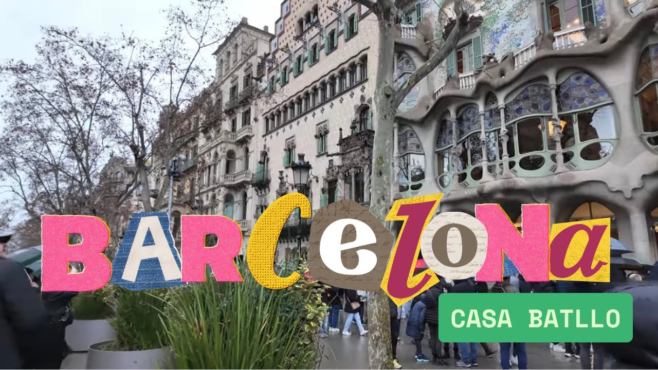 Visiting Casa Batlló | Barcelona Walking Ambience 4K