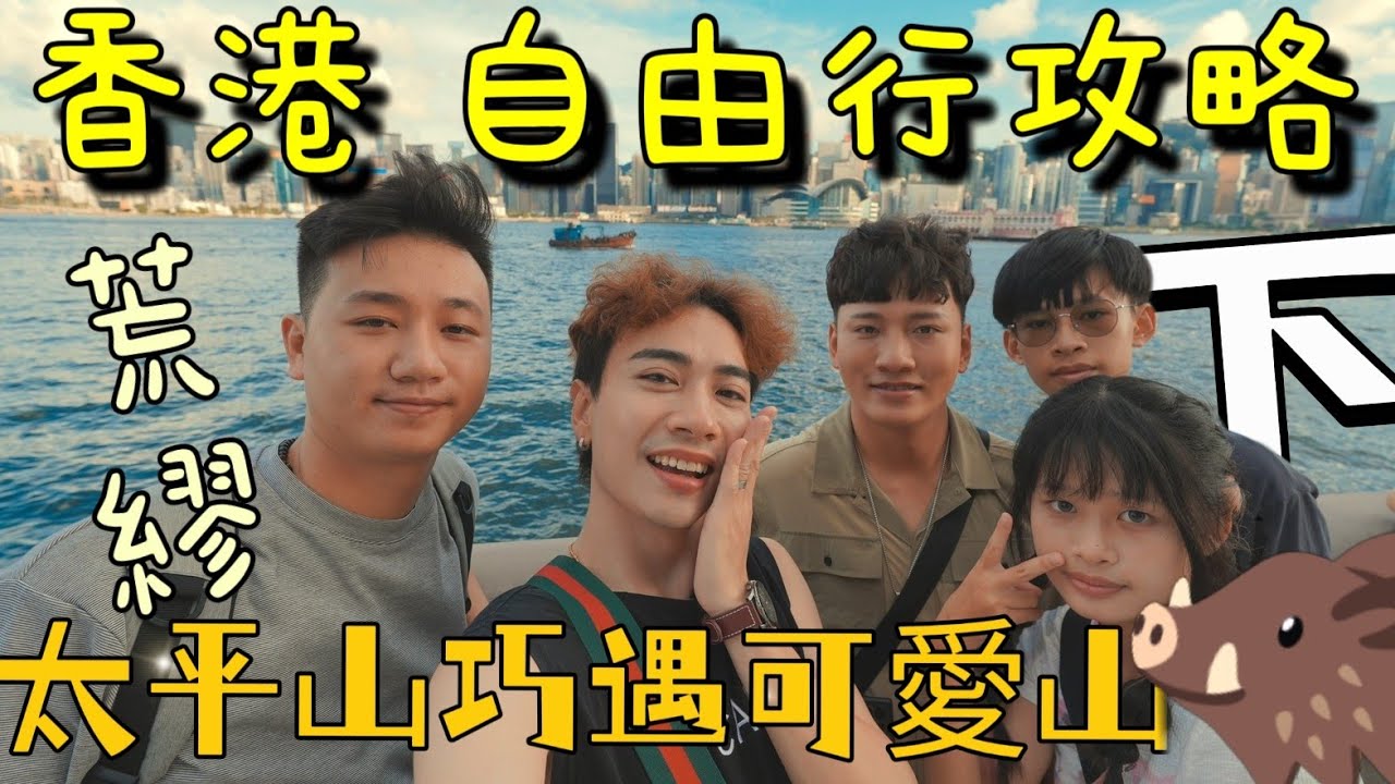 「香港 自由行」(下) 在太平山上遇到野豬 絕美香港風景 四天三夜 行程超滿檔!