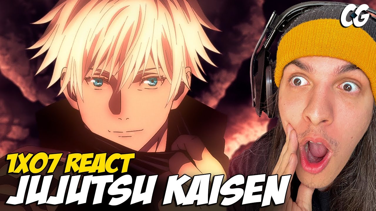 SATORU GOJO VS JOGO | EXPANSÃO DE DOMÍNIO! - React Jujutsu Kaisen EP 7