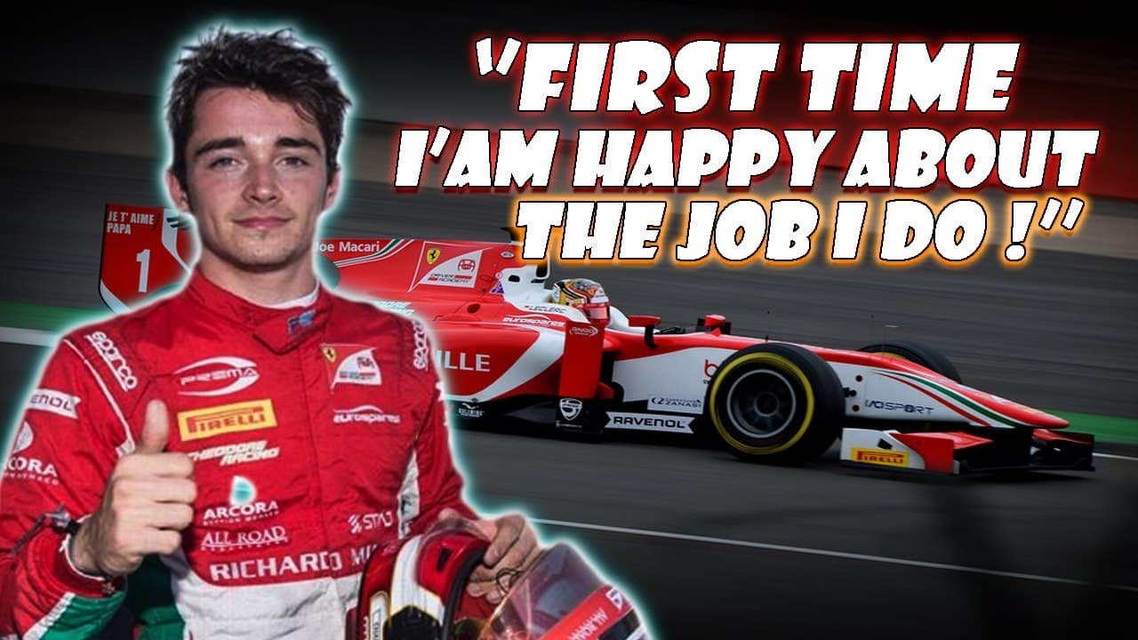 Charles Leclerc Emotional Silverstone Team Radio Throwback F2...