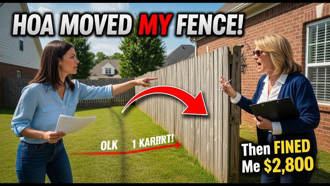 HOA Moves My Fence Without Permission… Then Fines Me $2,800 for Fixing It! | True HOA Revenge Story