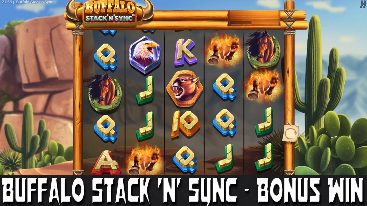 Buffalo Stack 'N' Sync  - Bonus Win