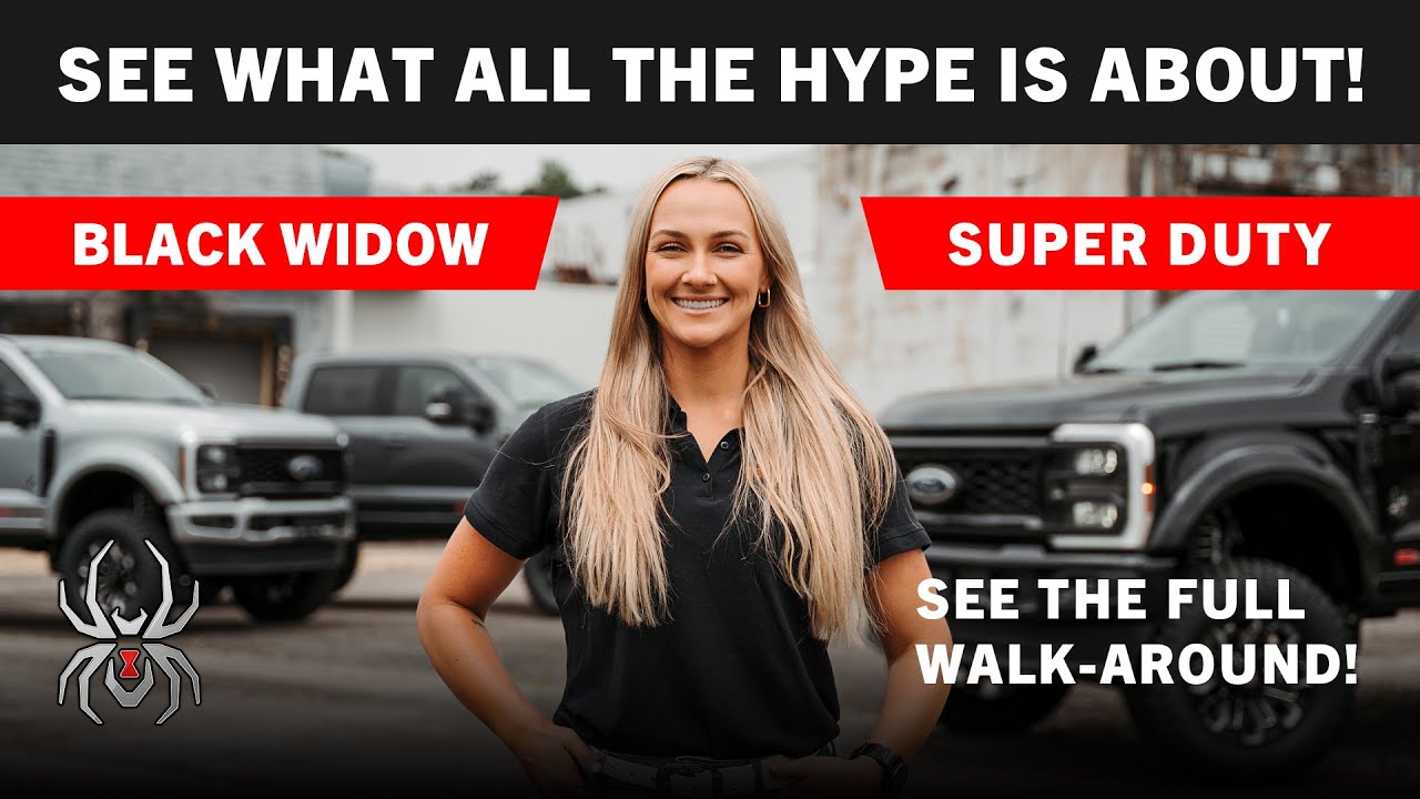 See What All The Hype Is About? Introducing The All-New Black Widow Ford Super Duty