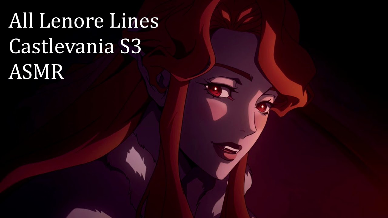 Lenore (Jessica Brown Findlay) Castlevania Voice Compilation | ASMR