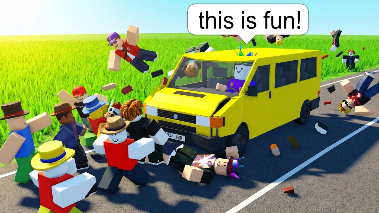 I Crash My Car on Roblox BUT It Takes Real Damage (Funny destruction)