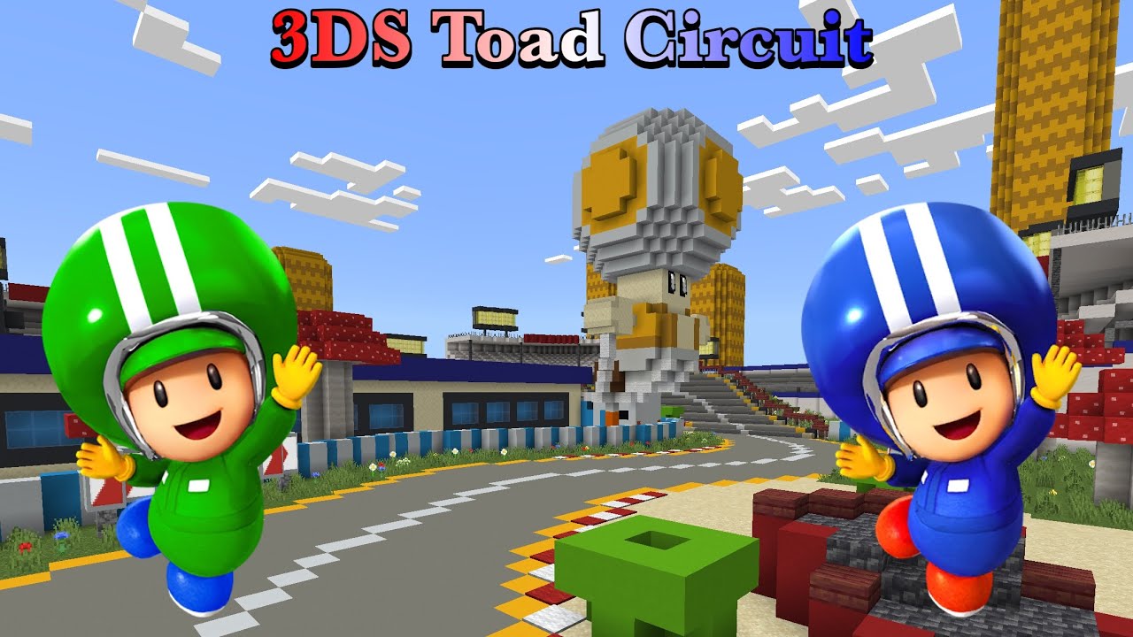 3DS Toad Circuit Minecraft Mario Kart Tour/8DX