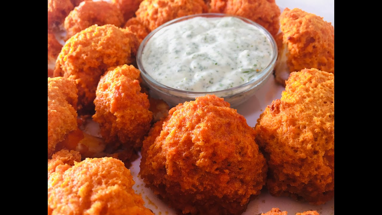 Cauliflower Buffalo Wings (VEGAN)