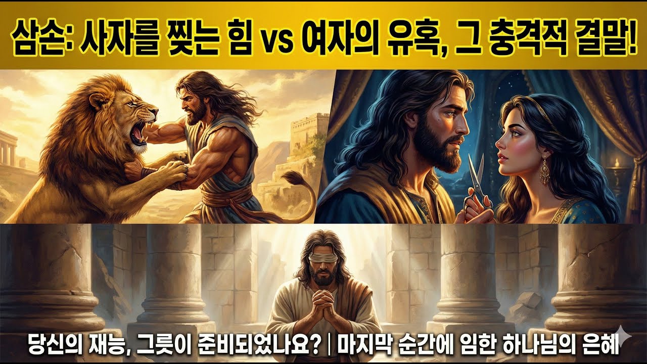 [성경이야기]삼손 – 무적의 힘과 한 여자의 유혹 사이의 줄타기. 자신의 욕망을 이기지 못한 삼손의 이야기!