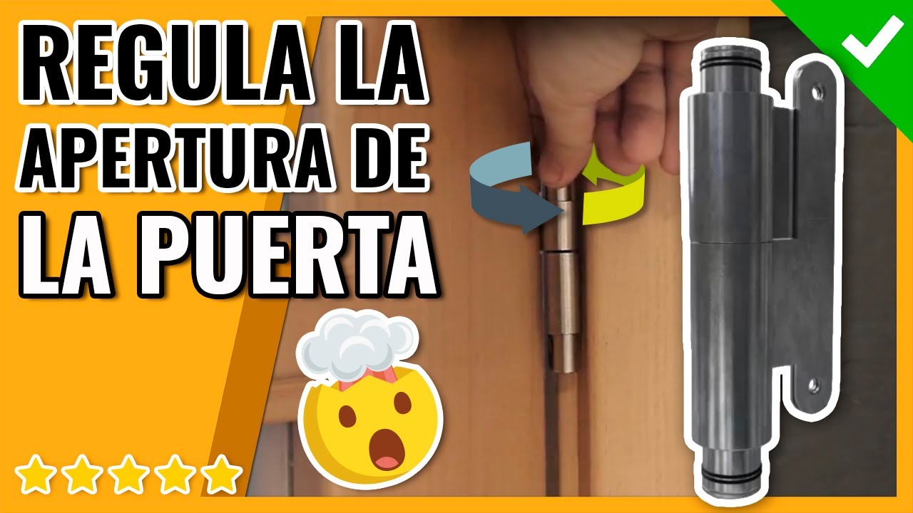 Bisagra regulable. La F&aacute;brica de Inventos