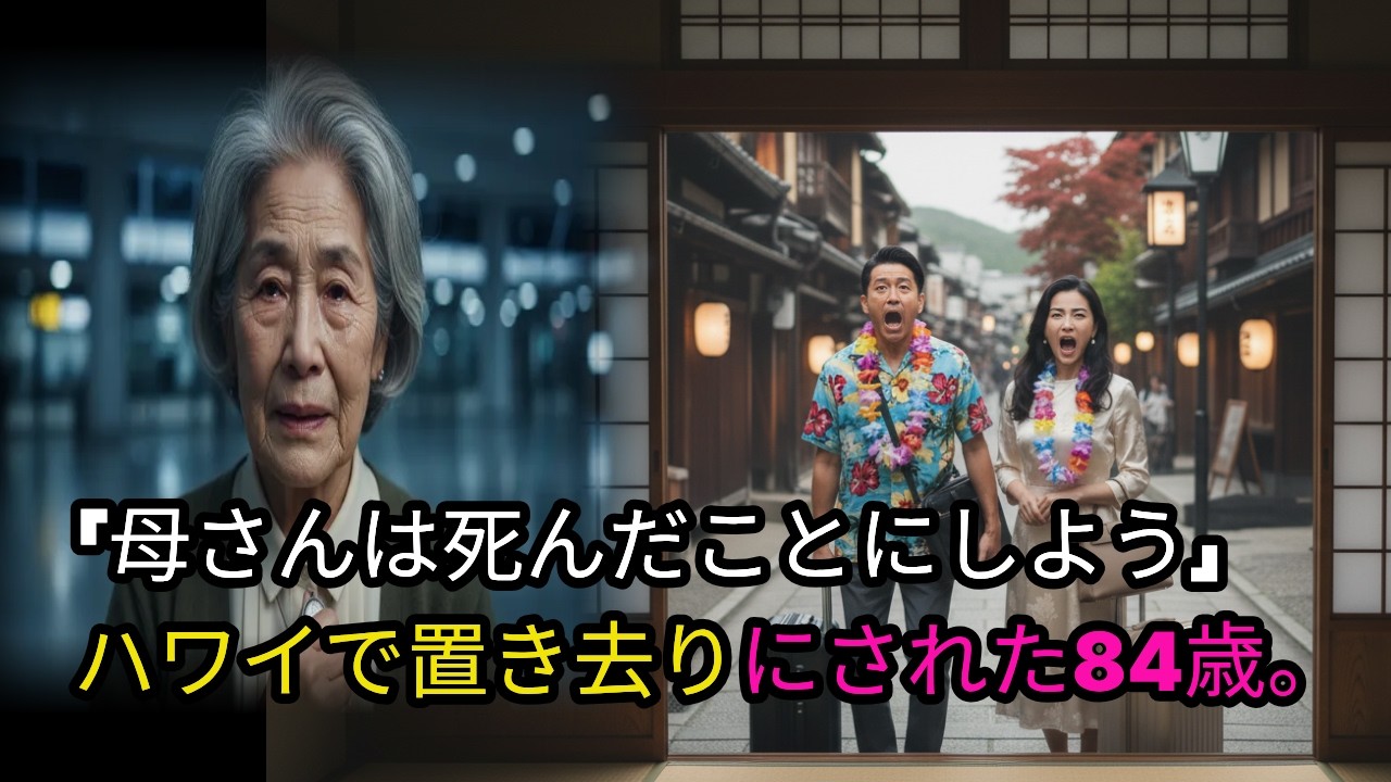 「トイレに行ってくる」とハワイに母を捨てた息子夫婦。帰国後、彼らが住むはずのマンションが『他人』の手に渡っていた理由…