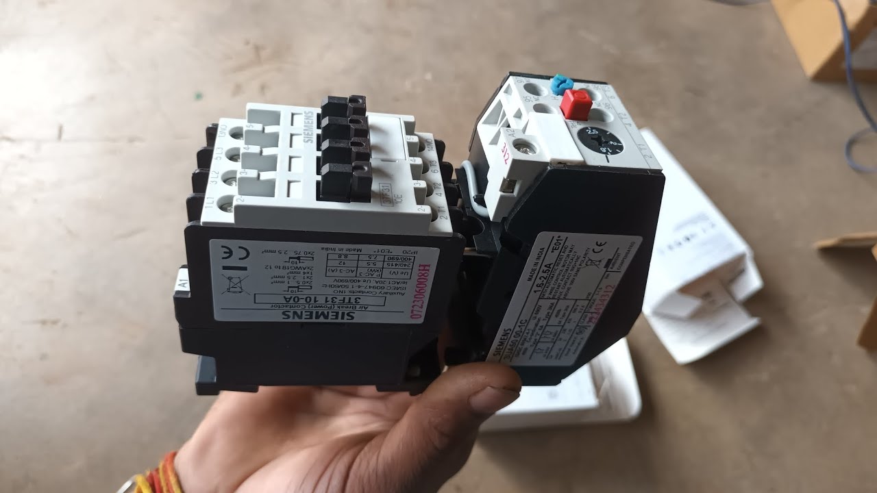SIEMENS 3TF31 CONTACTOR OVERLOAD RELAY