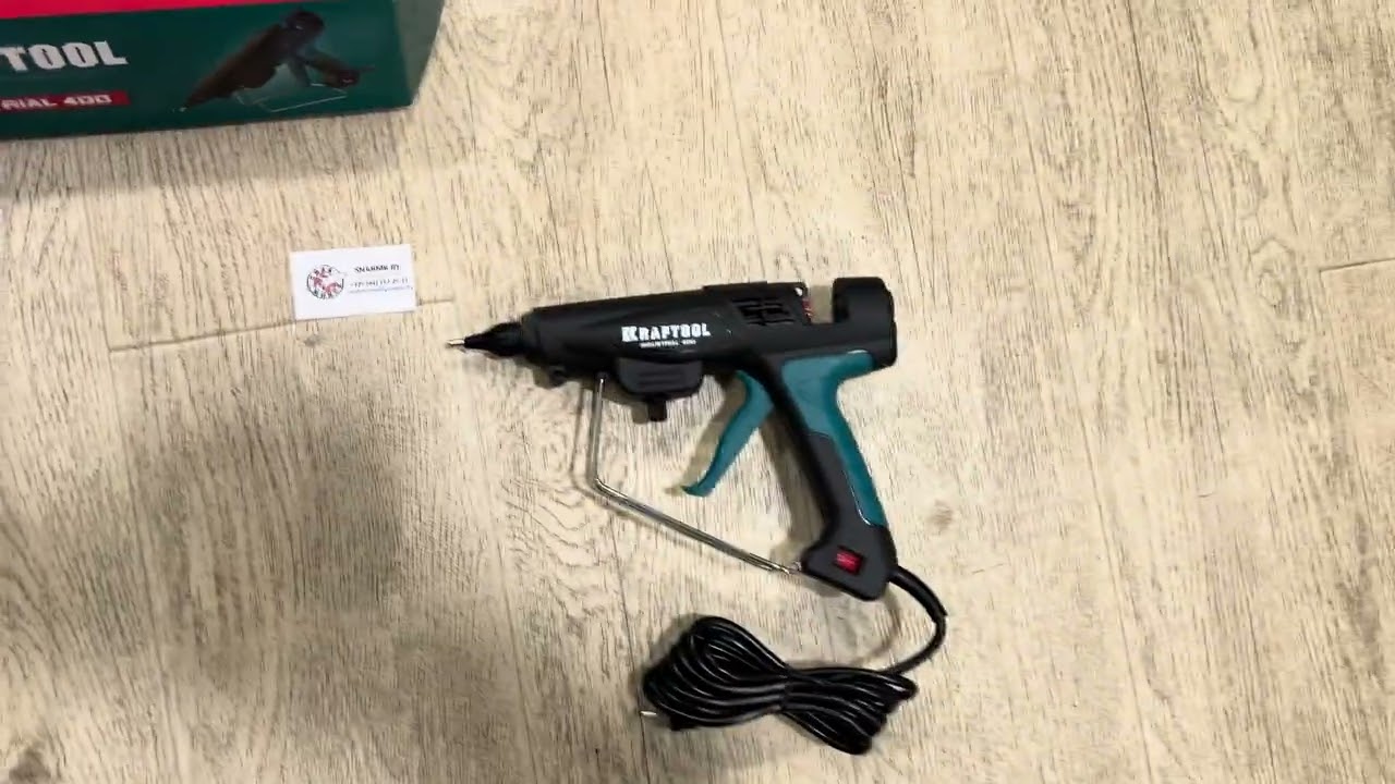 Пистолет термоклеевой электрический KRAFTOOL Industrial 400,d 11-12 мм 50 г/мин,Артикул:06843-300-12