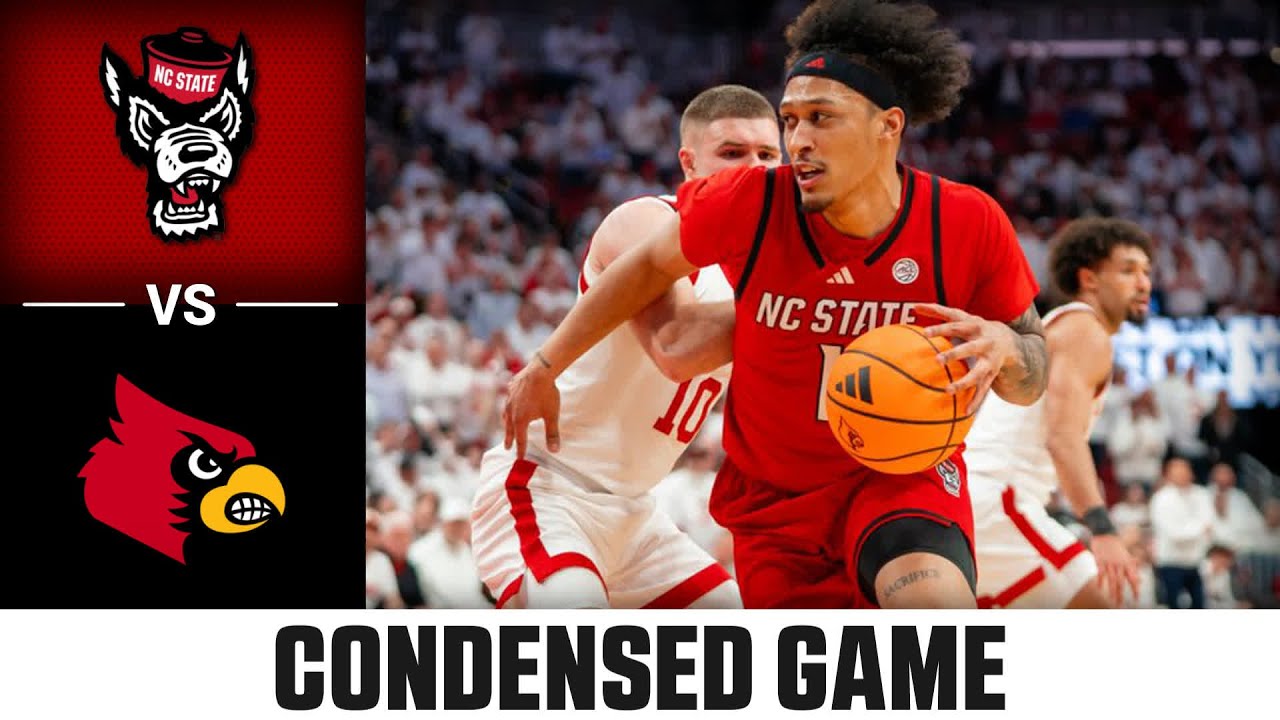 NC State vs. Louisville Condensed Game | 2025-26 ACC Men's Basketball