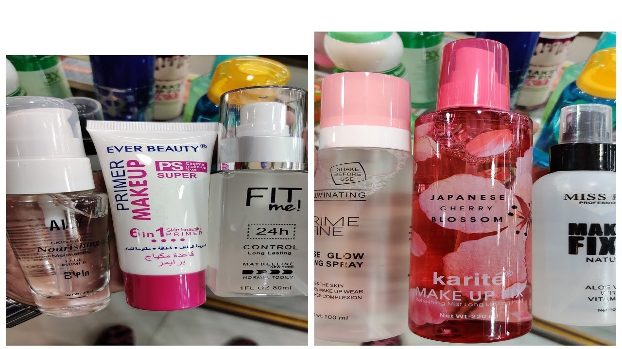 ধামাকা অফারে কিনুন প্রাইমার এবং সেটিং স্প্রে  makeup Setting Sperry and Primer at Discount Price