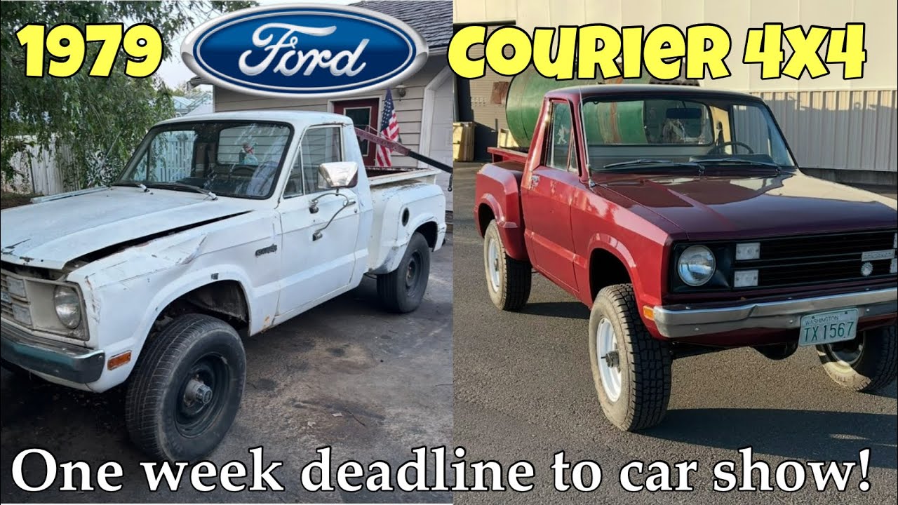 Incredible Transformation of my wife’s 79 Ford Courier 4x4!