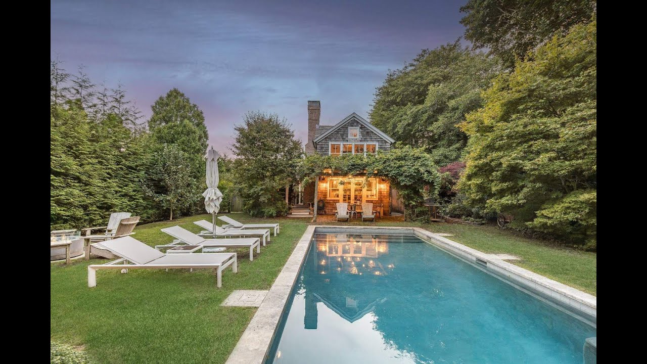 Amagansett Luxury: Storybook 1925 Residence with Heated Pool Oasis