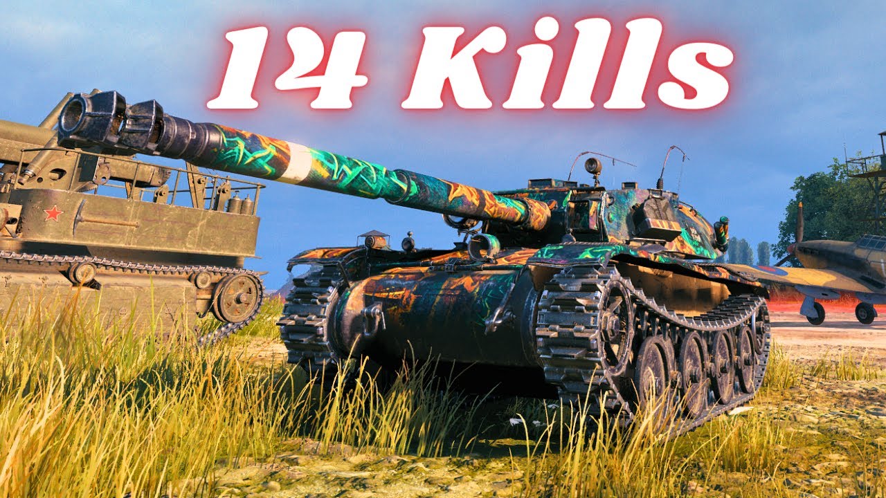 Bat.-Châtillon Bourrasque - 14 Kills - World of Tanks Replays