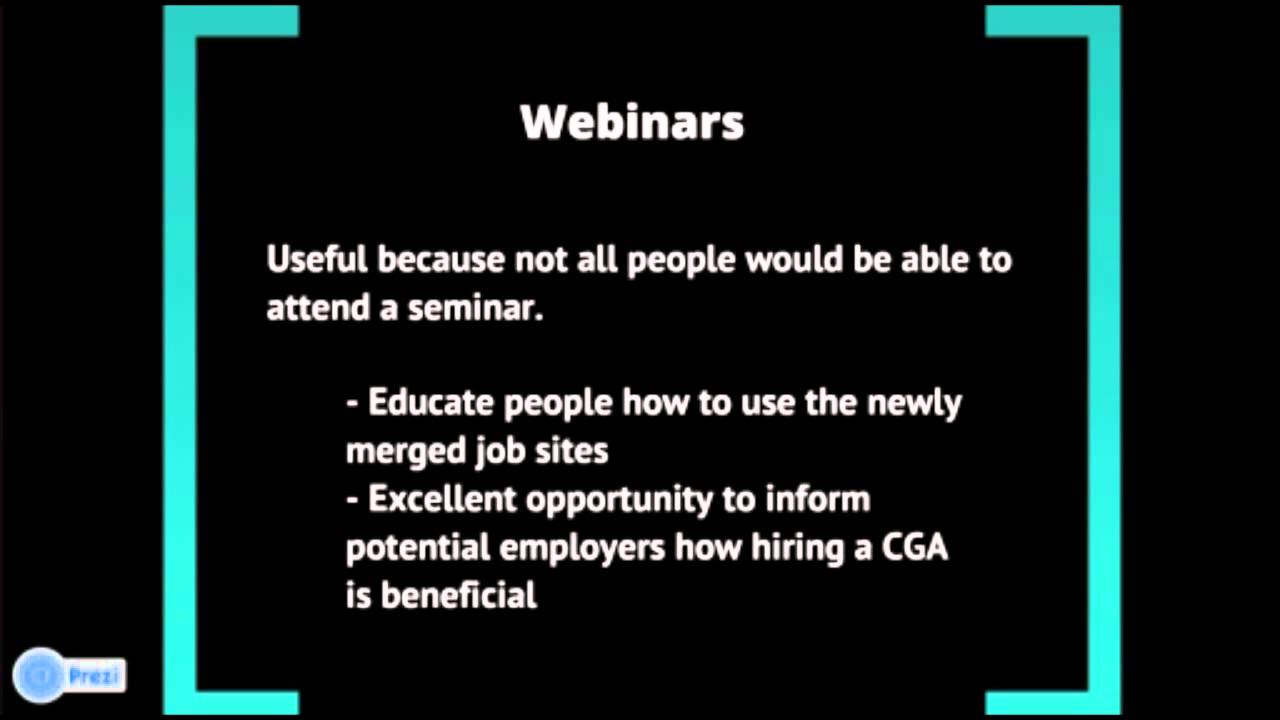 National CGA Marketing Plan