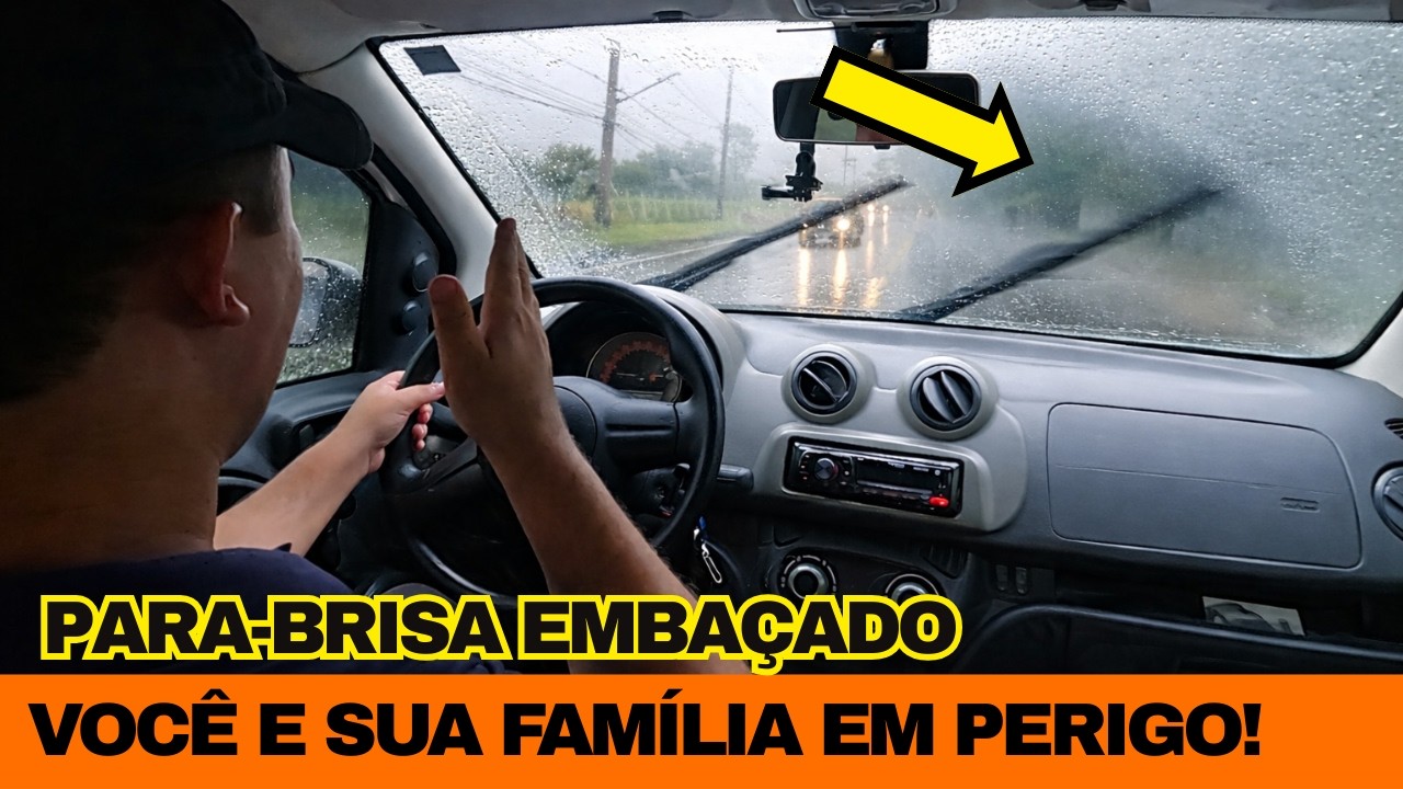 Truque Caseiro Evita Parabrisa Embaçado Em Dias de Chuva No Carro