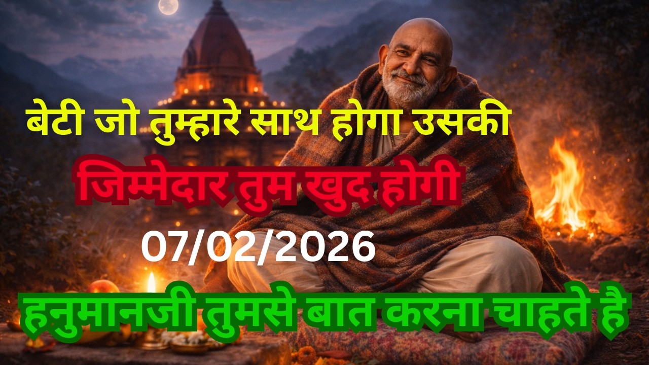 ✅8 फ़रवरी 2026 ka Neem Karoli Baba Ka Message || Neem Karoli Baba || Universe Message