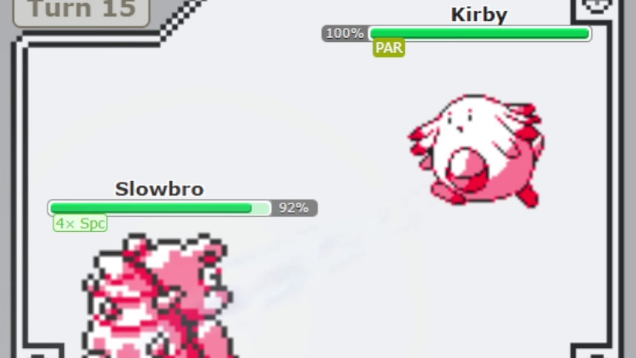 A Gen 1 OU Battle and a Gen 9 Random Battle