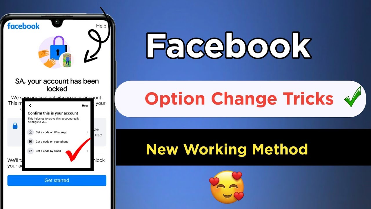 Facebook Your Account Has been locked 2024 Fb Lock Account me Option Kaise Change kare Working Trick