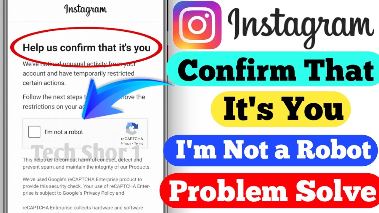 Help us confirm it's you instagram problem solve | instagram help us confirm it's you