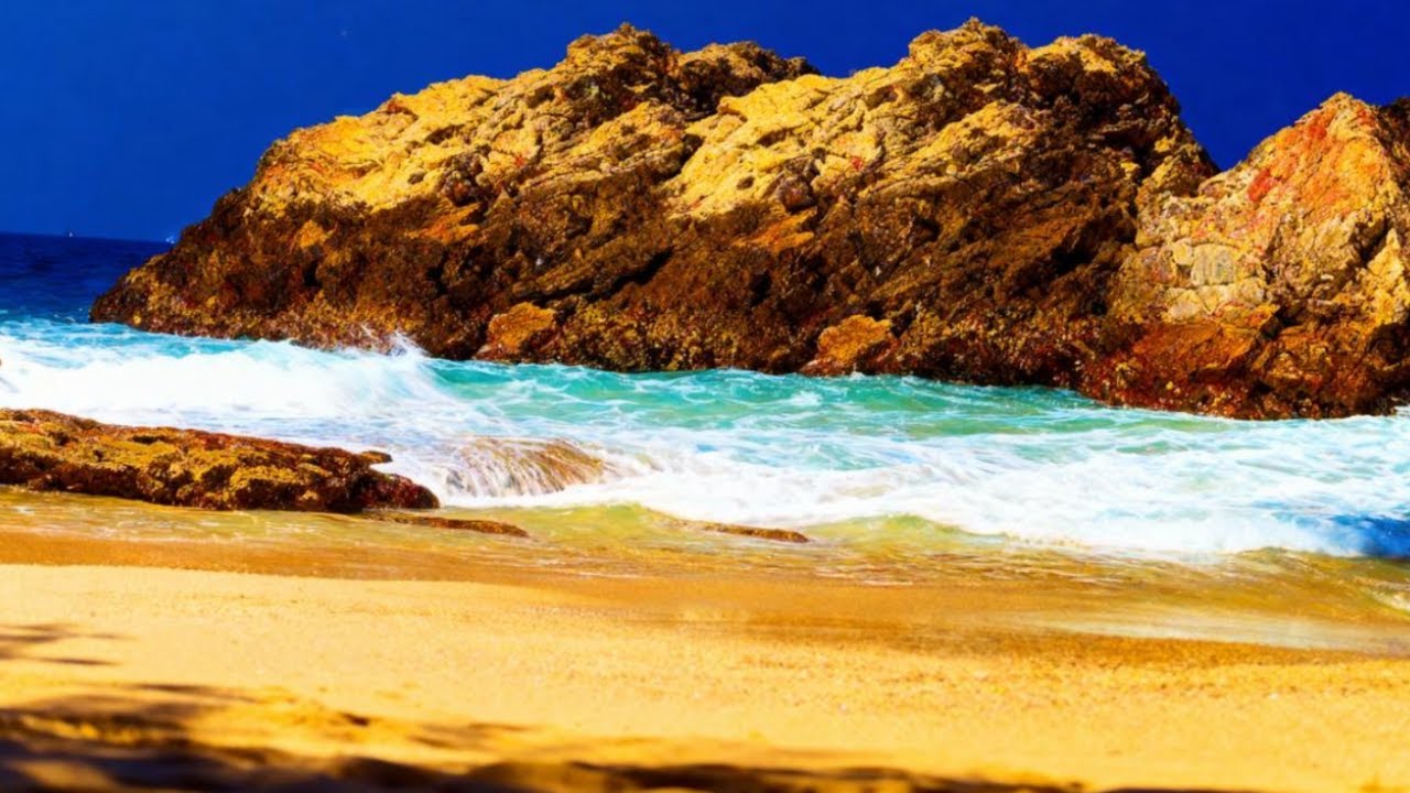 🌊 OCEAN WAVES WHITE NOISE – DEEP SLEEP & ANXIETY RELIEF SOUNDS