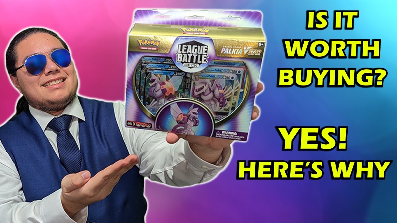Is It Worth Buying PALKIA VSTAR LEAGUE BATTLE DECK?! | Budget League Battle Deck Upgrades & Gameplay