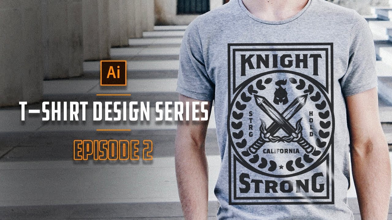 How To Make T-SHIRT DESIGNS In Illustrator (Episode 2)