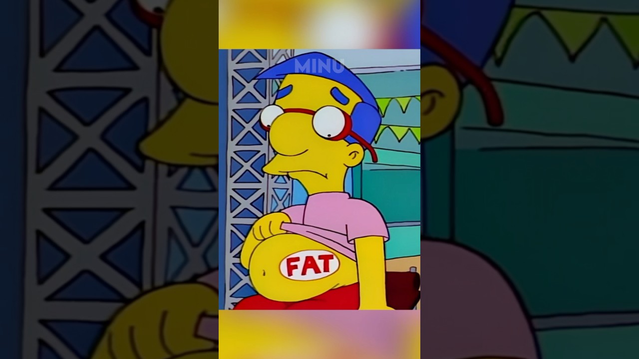 Milhouse est&aacute; acima do peso? #simpsons