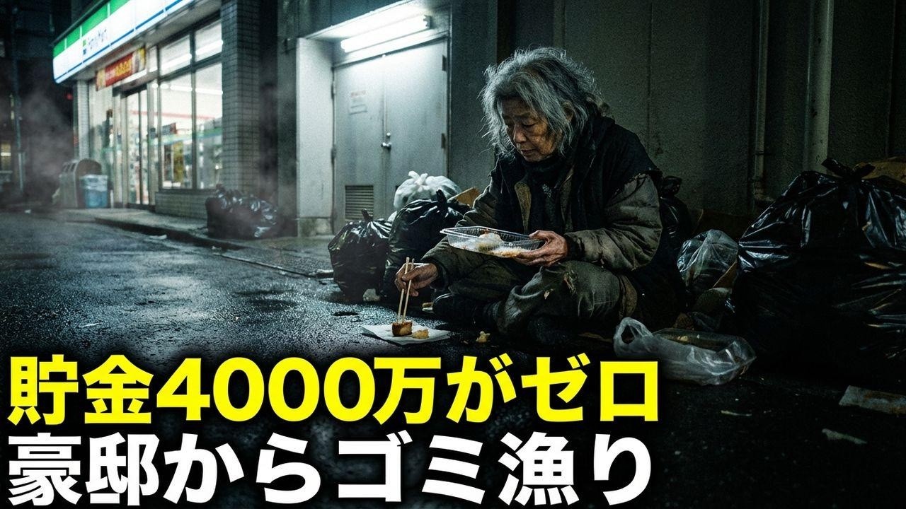 貯金4000万が消えた…74歳女性が豪邸からゴミ漁りの生活に堕ちた地獄の全貌