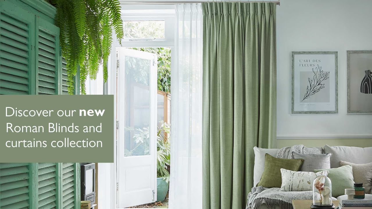 Discover the new collection of curtains and Roman blinds