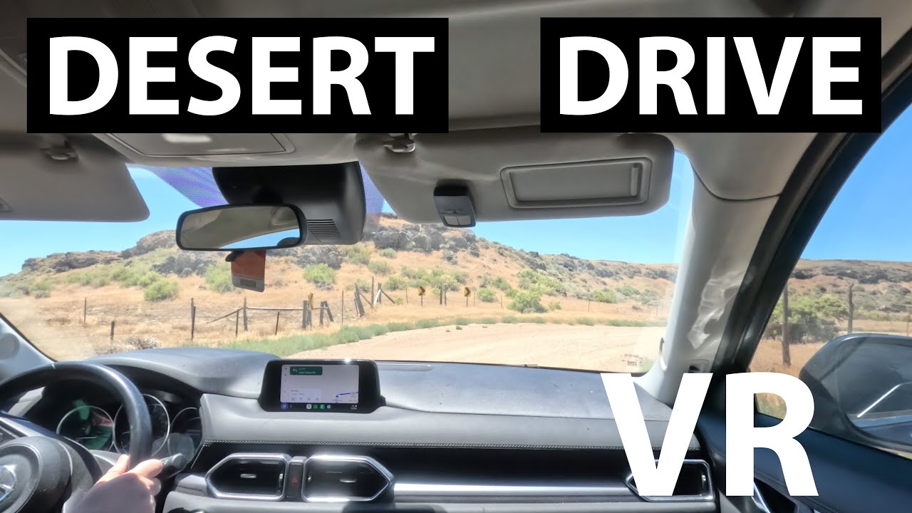 Rendered VR | Driving Tour through the Sandy Desert at Lava Tubes | Utah