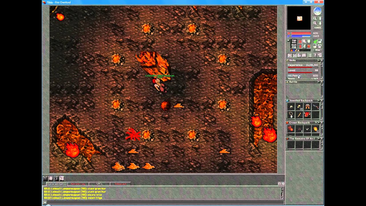 Tibia - Neptera Server - Killing Fire Overlord