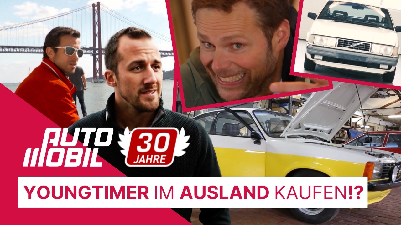 WER GEWINNT?! 3 M&auml;nner, 3 L&auml;nder, 3 Autos (Teil 2) 📹 2016 📺 THROWBACK THURSDAY | 30 Jahre auto mobil