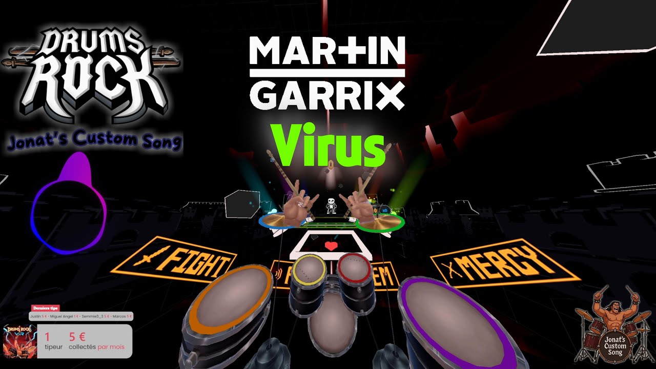 Martin Garrix & MOTi – Virus | EDM FESTIVAL VR Drum Cover 🥁⚡ (Drums Rock VR)