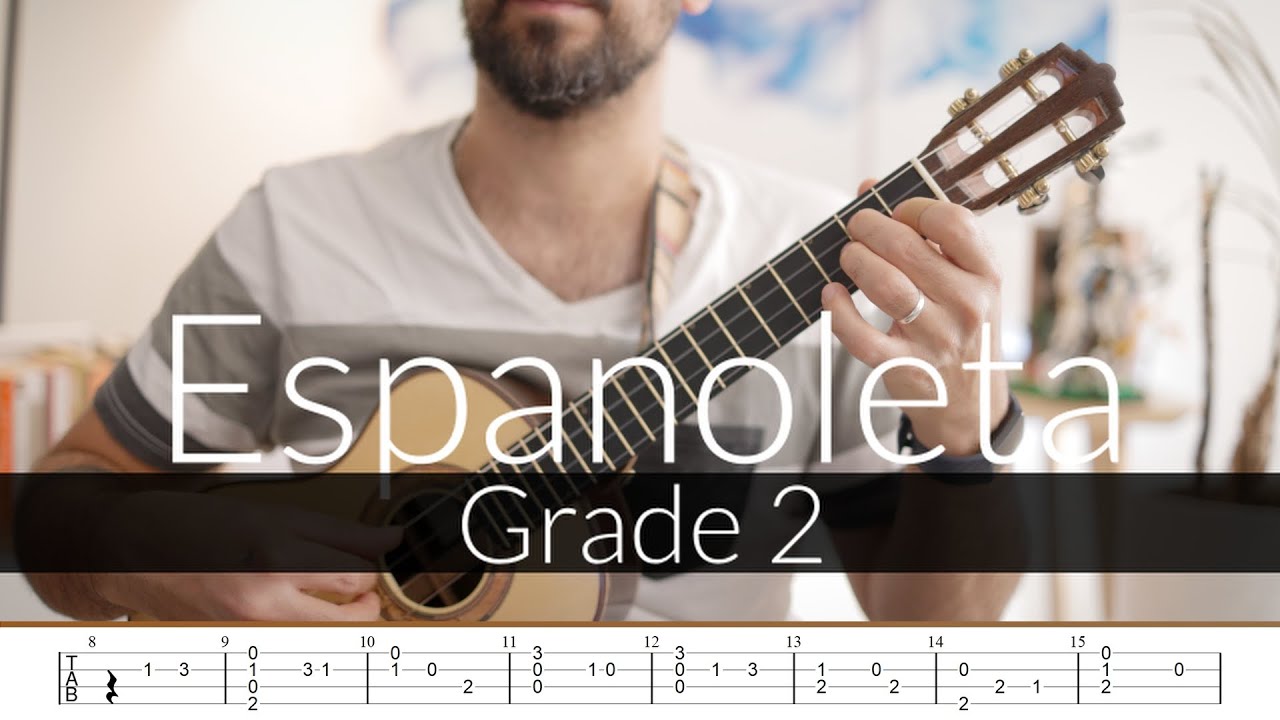 Espanoleta - Gaspar Sanz || Ukulele Fingerstyle Tab || Grade 2