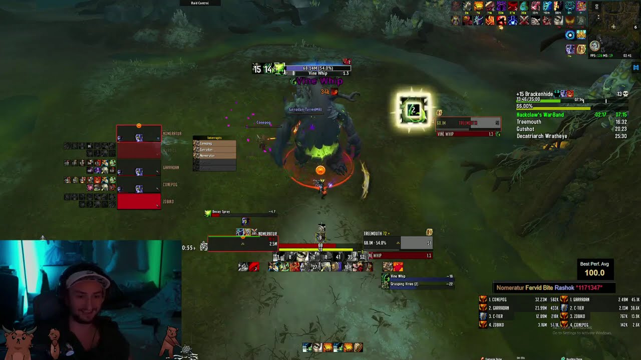 5 warrior during afflicted.