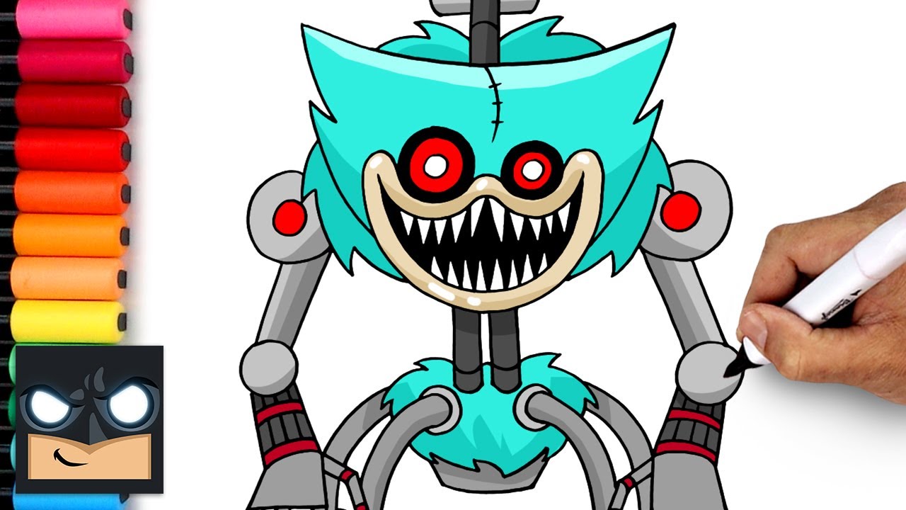 Poppy Playtime | How To Draw The Prototype Huggy