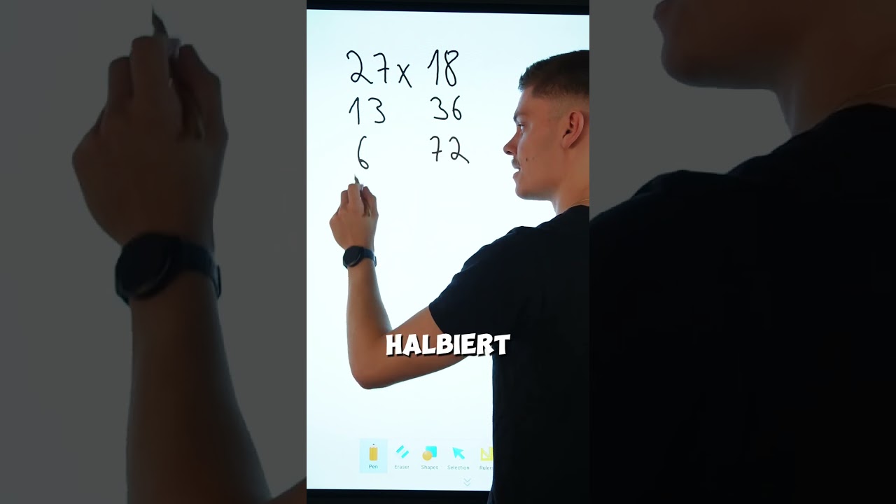 Russische Bauernmultiplikation &ndash; Genial einfacher Rechentrick! 🤯🔢