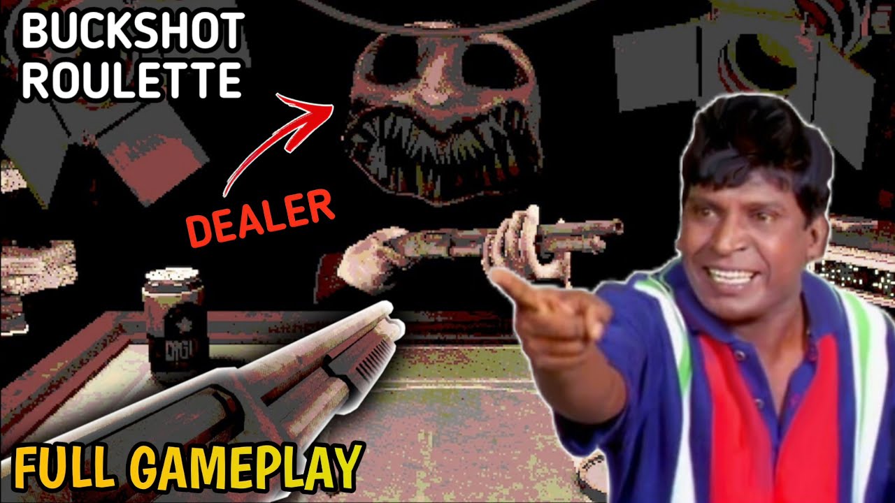 Buckshot roulette 😆 full gameplay in tamil|On vtg!